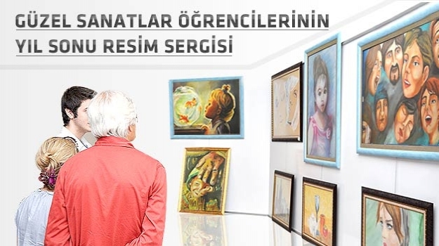 GSL Öğrencilerinin Resim Sergisi