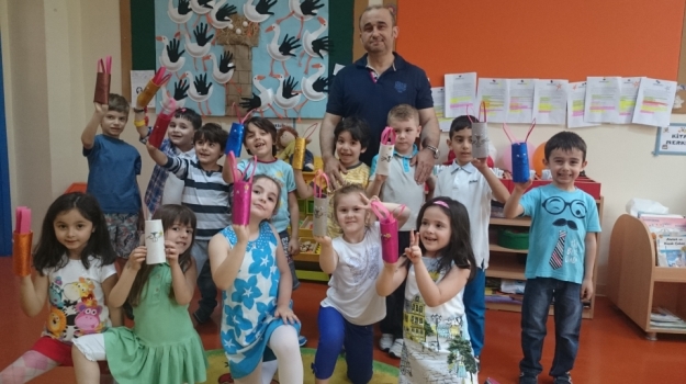 Güneşli Okyanus Koleji Okul Öncesi Gezegenler Grubunda Misafir Var