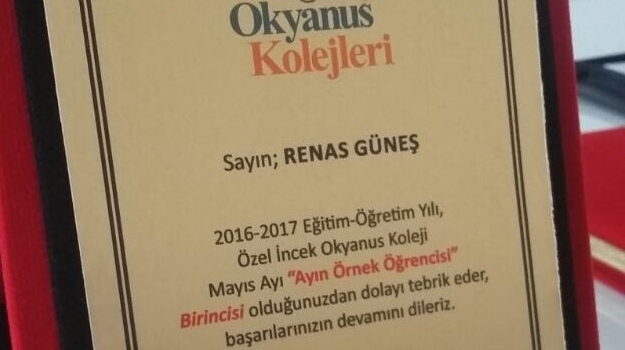 İncek Kampüsü Ortaokul Kademesi Mayıs Ayı Örnek Öğrencileri Belli Oldu
