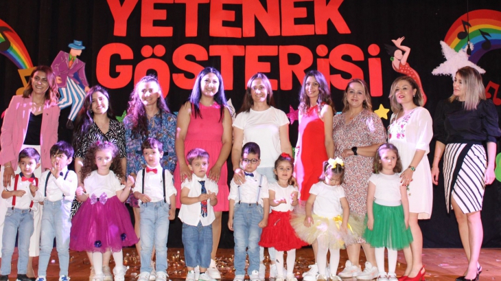 İncek Okyanus Anaokulu Çiçekler Grubu Öğrencileri Yıl Sonu Gösterisi Gerçekleştirdiler