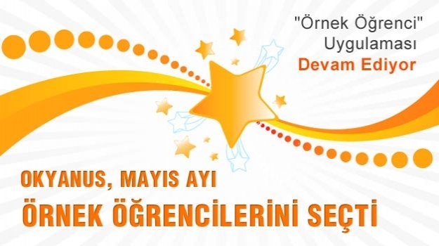 Mayıs Ayı Örnek Öğrencileri