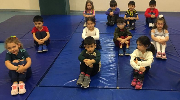 Mimarsinan Okyanus Koleji Okul Öncesi Gökkuşağı Grubu Beceri Koordinasyon Etkinliğinde