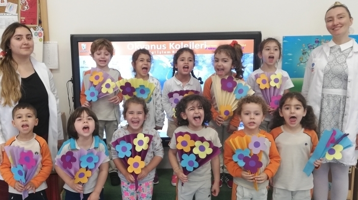 Mimarsinan Okyanus Koleji Okul Öncesi Çiçekler Grubu Bilingual Etkinliğinde
