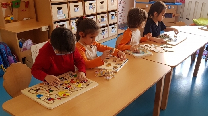 Mimarsinan Okyanus Koleji Okul Öncesi Yunuslar Grubu Okuma-Yazma Etkinliğinde