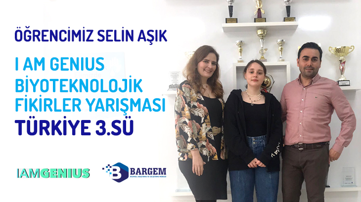 Öğrencimiz Selin Aşık Türkiye Üçüncüsü