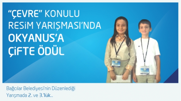 Okyanus'a "Çevre" Konulu Resim Yarışması'nda Çifte Ödül
