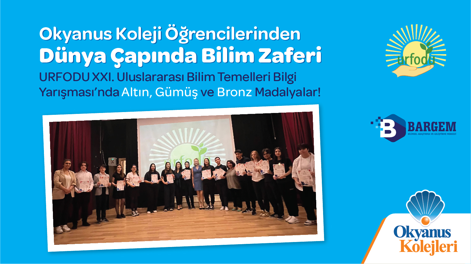 OKYANUS KOLEJİNDEN DÜNYA ÇAPINDA BİLİM ZAFERİ