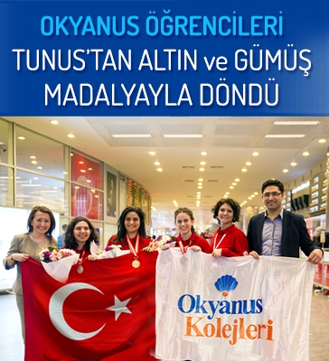 Okyanus Öğrencileri Tunus'tan Altın Madalyayla Döndü