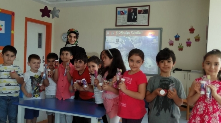 Sancaktepe Okyanus Koleji Okul Öncesi Yıldızlar Grubu Öğrencileri Aile Katılımı Etkinliğinde