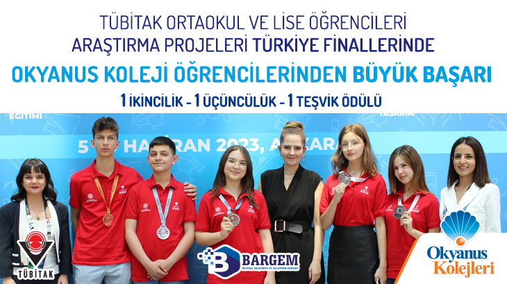 TÜBİTAK ORTAOKUL VE LİSE ÖĞRENCİLERİ ARAŞTIRMA PROJELERİ TÜRKİYE FİNALLERİNDE