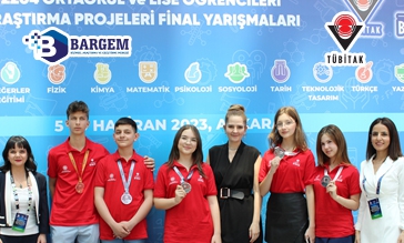 TÜBİTAK ORTAOKUL VE LİSE ÖĞRENCİLERİ ARAŞTIRMA PROJELERİ TÜRKİYE FİNALLERİNDE