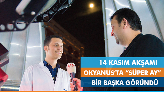 14 Kasım Akşamı ''Süper Ay'' Okyanus'ta Bir Başka Göründü