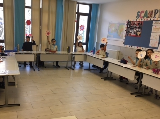 1/C Sınıfı Matematik Dersinde
