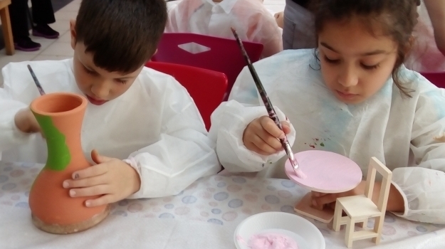 3.Sınıf Öğrencileri Oyuncak Atölyesinde