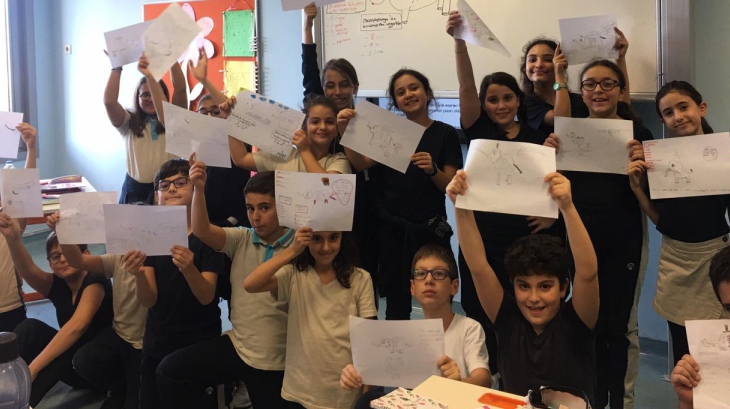 5-A ve 5-B sınıfı öğrencileri Sosyal Bilgiler dersinde eğlenerek öğreniyor!