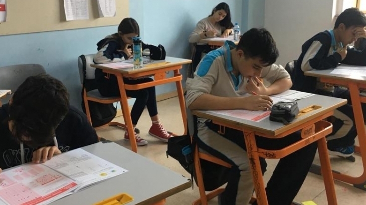 8.Sınıflarımız LGS Deneme-6 (Sayısal) Sınavına Girdiler