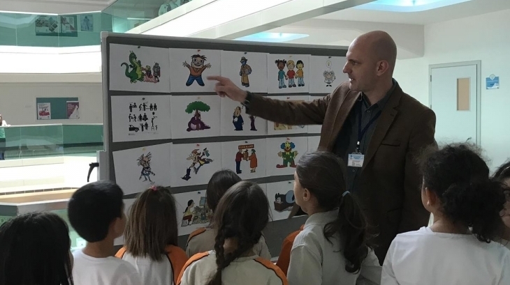 Incek Okyanus Koleji İlkokul Kademesinde İngilizce Koridor Etkinlikleri