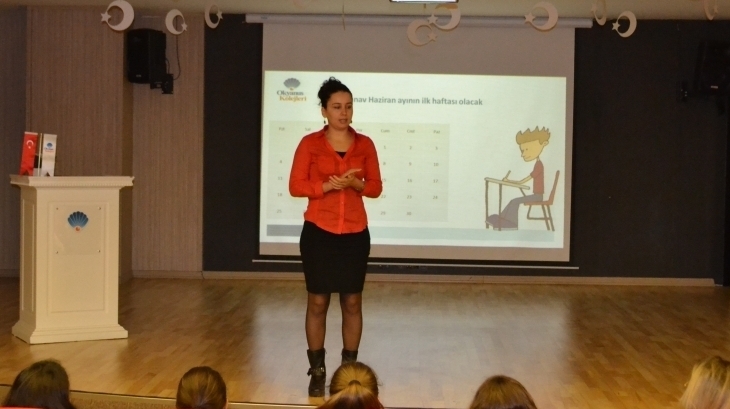 8. Sınıf Öğrencilerine ve Velilere Değişen Sınav Sistemi Hakkında Seminer Düzenlendi