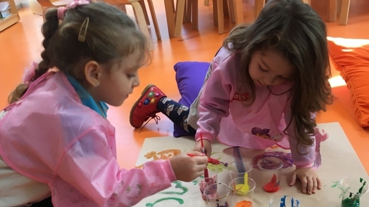 Okul Öncesi İnciler Sınıfı “Kraft Kağıdıyla Eğleniyoruz” Etkinliğinde