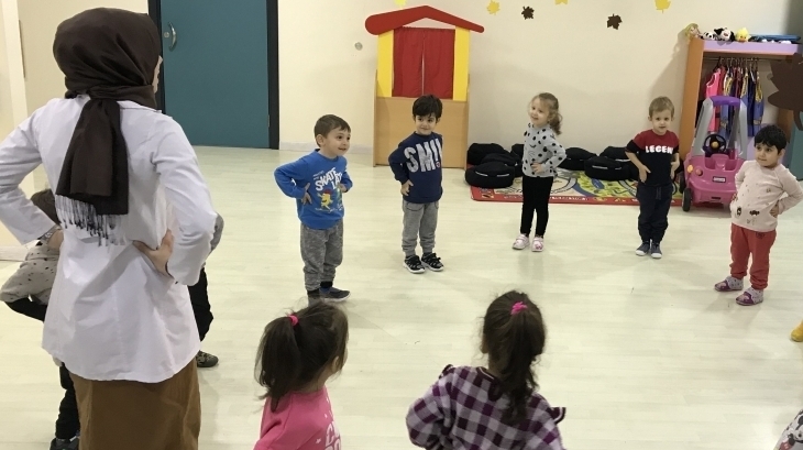 Avcılar Kuşlar Grubu Öğrencileri Okuma Yazmaya Hazırlık Etkinliğinde