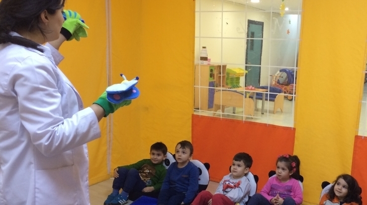 Avcılar Okul Öncesi Yağmur Grubu Türkçe Etkinliğinde