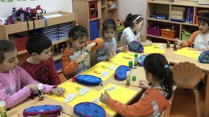 Avcılar Okul Öncesi Yıldızlar Grubu Sanat Etkinliğinde