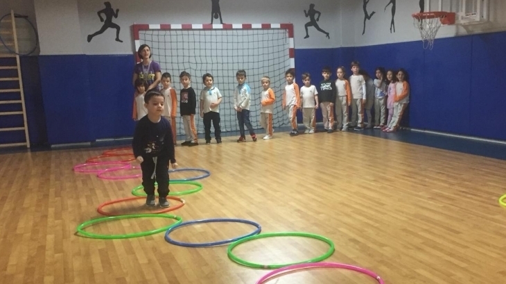 Bahçelievler Okul Öncesi Güneş Grubu Beceri Koordinasyon Eğitiminde