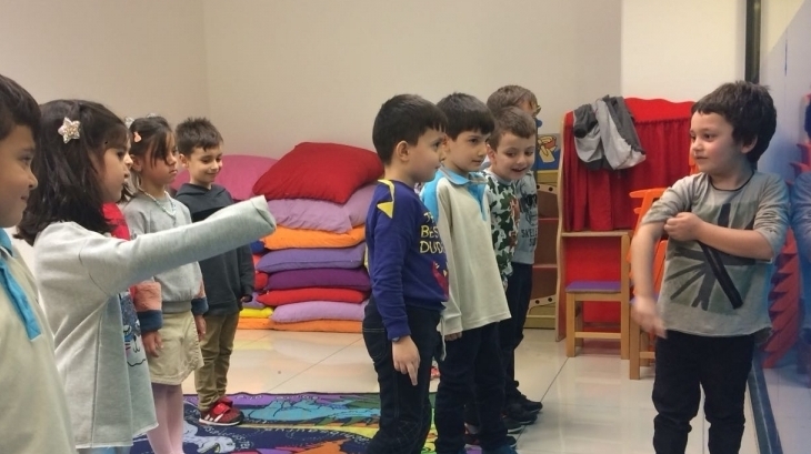 Bahçelievler Okul Öncesi Güneş Grubu Drama Eğitiminde