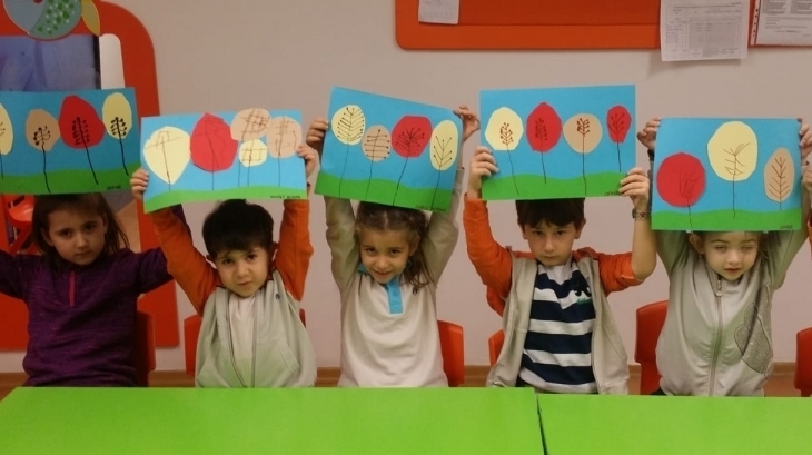 Bahçelievler Okul Öncesi Öğrencileri İlgi ve Yetenek Merkezlerinden Resim Eğitiminde