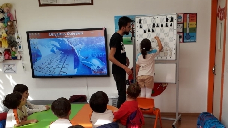 Bahçelievler Okul Öncesi Yıldızlar Grubu Satranç  Eğitiminde