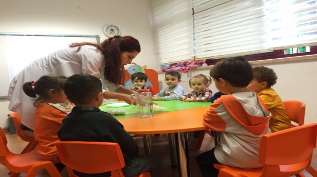 Bahçelievler Okyanus Anaokulu Balıklar Grubu Fastrackids Dersinde