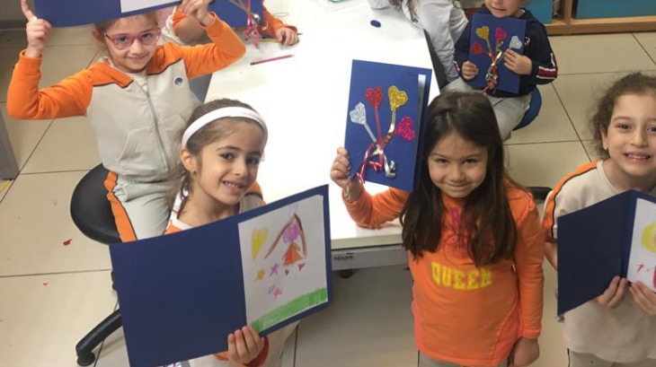 Bahçelievler Okyanus Koleji Okul Öncesi A ve B Grubu Öğrencileri Resim İlgi Ve Yetenek Merkezinde