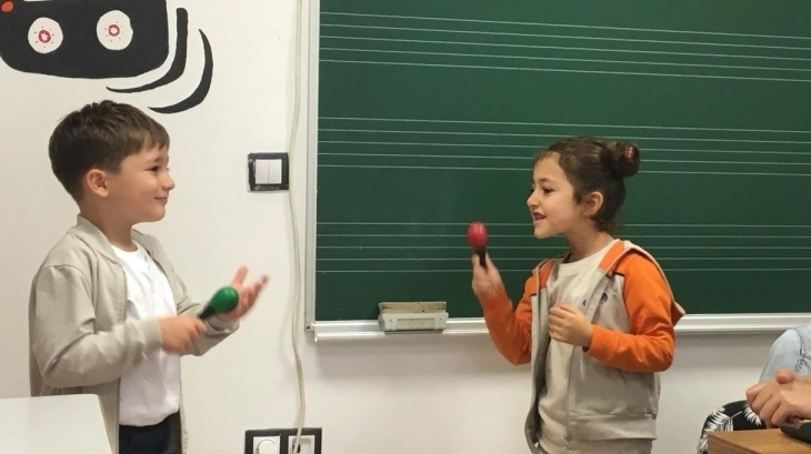 Bahçelievler Okyanus Koleji Okul Öncesi Deniz Yıldızları Grubu Müzik Eğitiminde