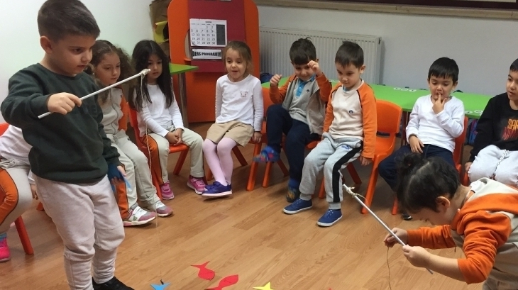 Bahçelievler Okyanus Koleji Okul Öncesi Mercan Grubu Öğrencileri Oyun Eğitiminde