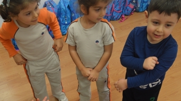 Bahçelievler Okyanus Okul Öncesi Deniz Yıldızları Grubu Oyun Dersinde