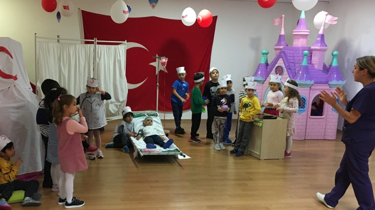 Bahçelievler Okyanus Okul Öncesi Öğrencileri Kızılay Haftasını Kutladı