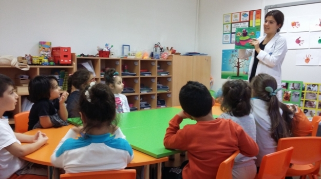 Bahçelievler Okyanus Okul Öncesi Yıldızlar Grubu Bilingual İngilizce Dersinde