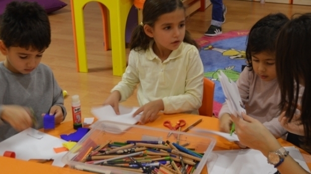 Bahçelievler Okyanus Okul Öncesi Yıldızlar Grubu Öğrenme Merkezlerinde