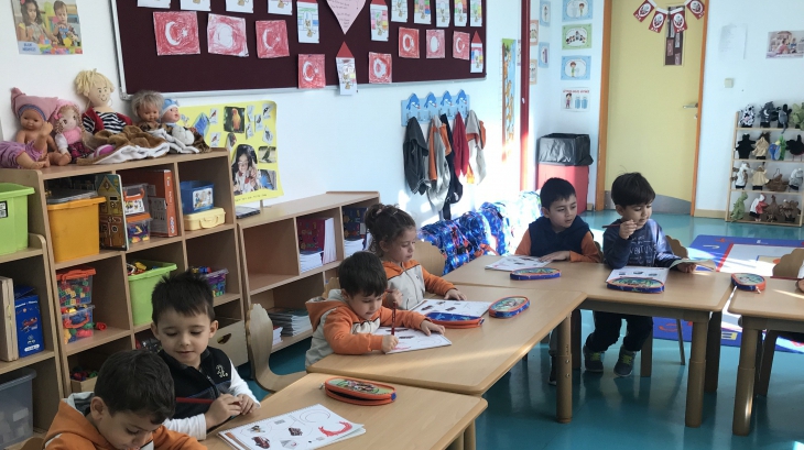 Bahçeşehir Güneş Grubu Okuma-Yazmaya Hazırlık Etkinliğinde