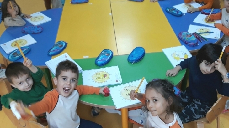 Bahçeşehir İnciler Grubu Okuma Yazmaya Hazırlık Etkinliğinde