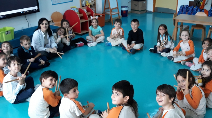 Bahçeşehir İstiridye Gurubu Ritim Çalışması Etkinliğinde