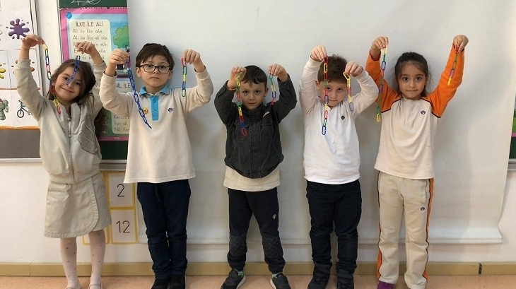 Bahçeşehir Okyanus Koleji  1.Sınıf Öğrencileri “Onluk Ve Birlik” Kavramını Modelleyerek, Uygulayarak Öğreniyor.