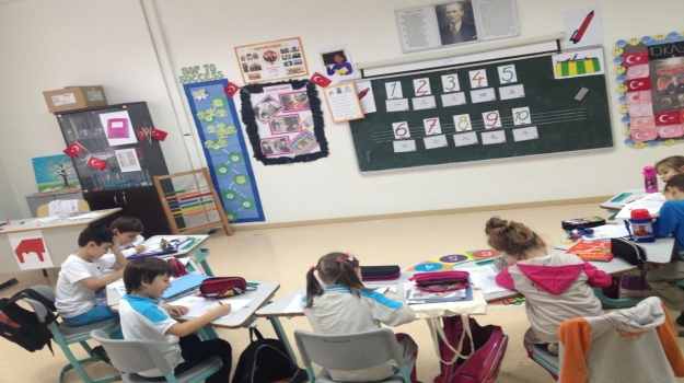Bahçeşehir Okyanus İlkokul 1. Sınıf Öğrencileri Çince Sayıları Öğrendi