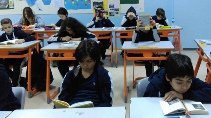 Bahçeşehir Okyanus Koleji Ortaokul Kademesi Kitap Okuma Etkinliği