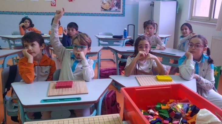 3-D Sınıfı Matematik Dersinde Çevre ve Alan Konularını Öğrendiler