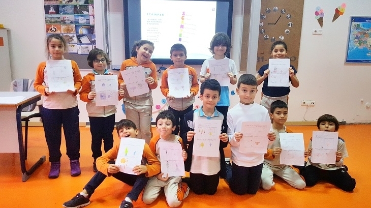 Bahçeşehir Okyanus Koleji Üstün Zekâlılar ve Yetenekliler İlkokulu 3-E Sınıfı ‘Scamper’ Etkinliğinde