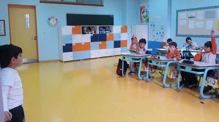 Bahçeşehir Okyanus Koleji Üstün Zekalılar ve Yetenekliler İlkokulu 2-D Sınıfı Öğrencileri Hayat Bilgisi Dersinde.