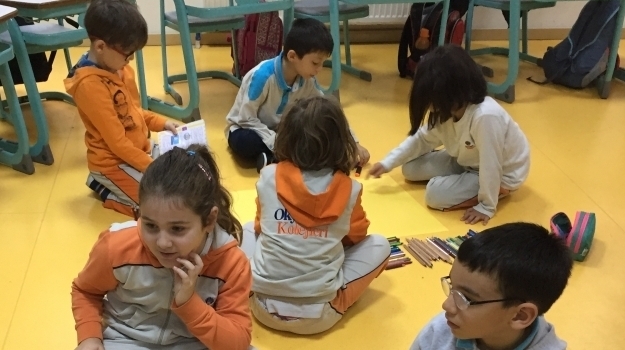 Bahçeşehir Okyanus Üstün Zekalılar İlkokulu 2/D sınıfı Öğrencilerinin ‘Deyimler Gerçek Olsaydı’ Etkinliği