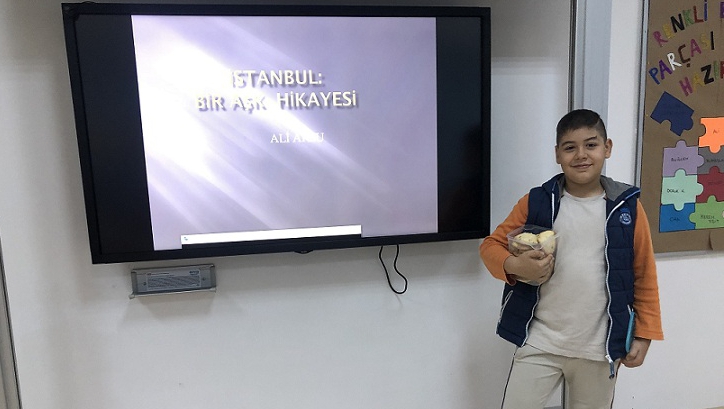 Bahçeşehir Üstün Zekâlılar ve Yetenekliler Okulu 4/D Sınıfı Öğrencileri “Memleketimi Tanıtıyorum” Etkinliğinde