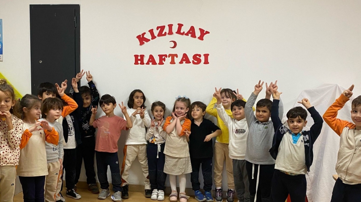 Bayrampaşa Okul Öncesi Öğrencileri Kızılay Haftasında